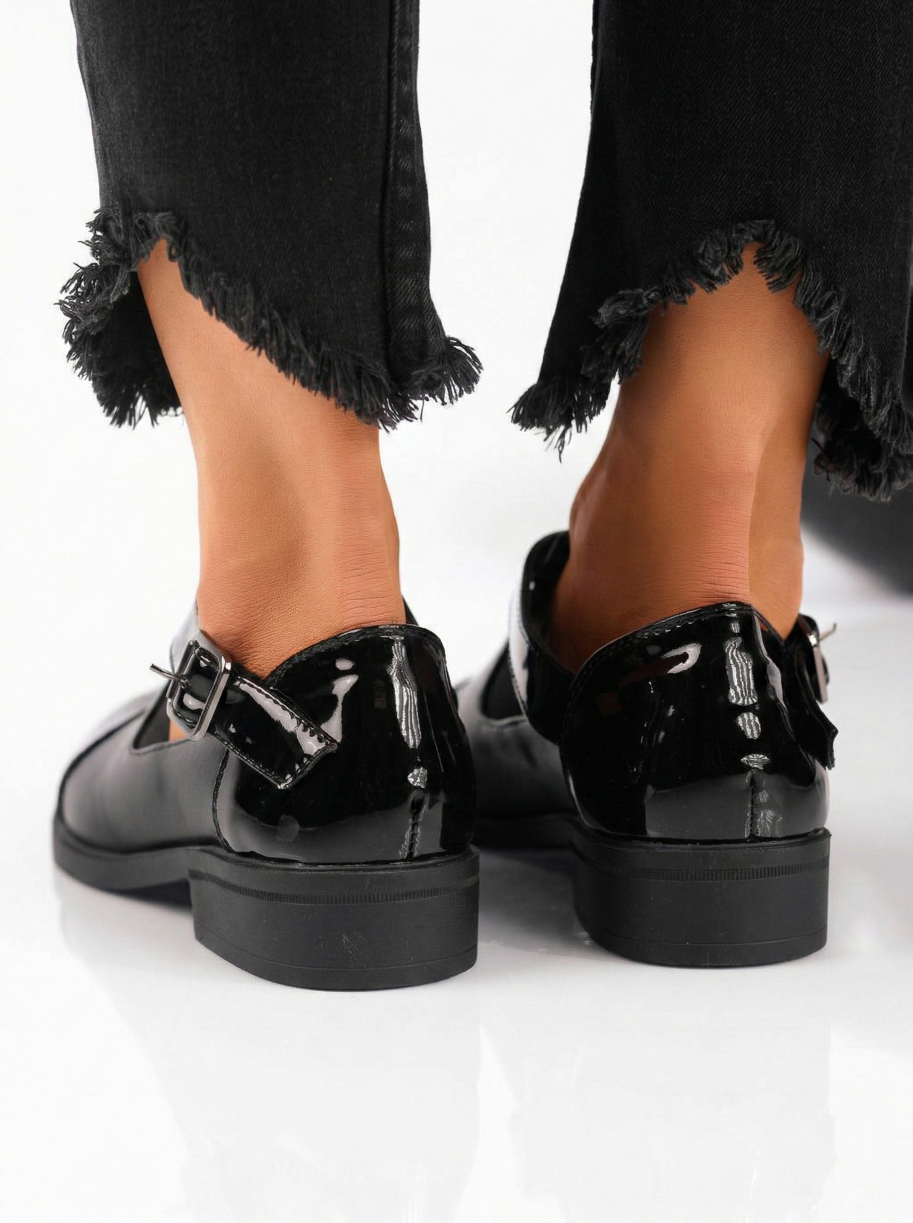 Дамски черни ежедневни обувки от екокожа Antonia #24518