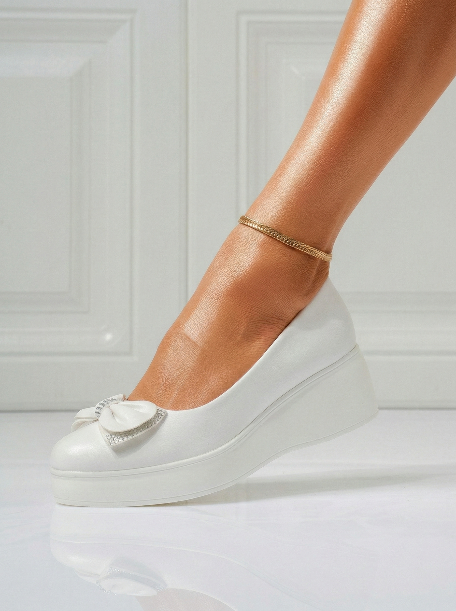 Всекидневни Дамски Обувки Andra Бели #15968