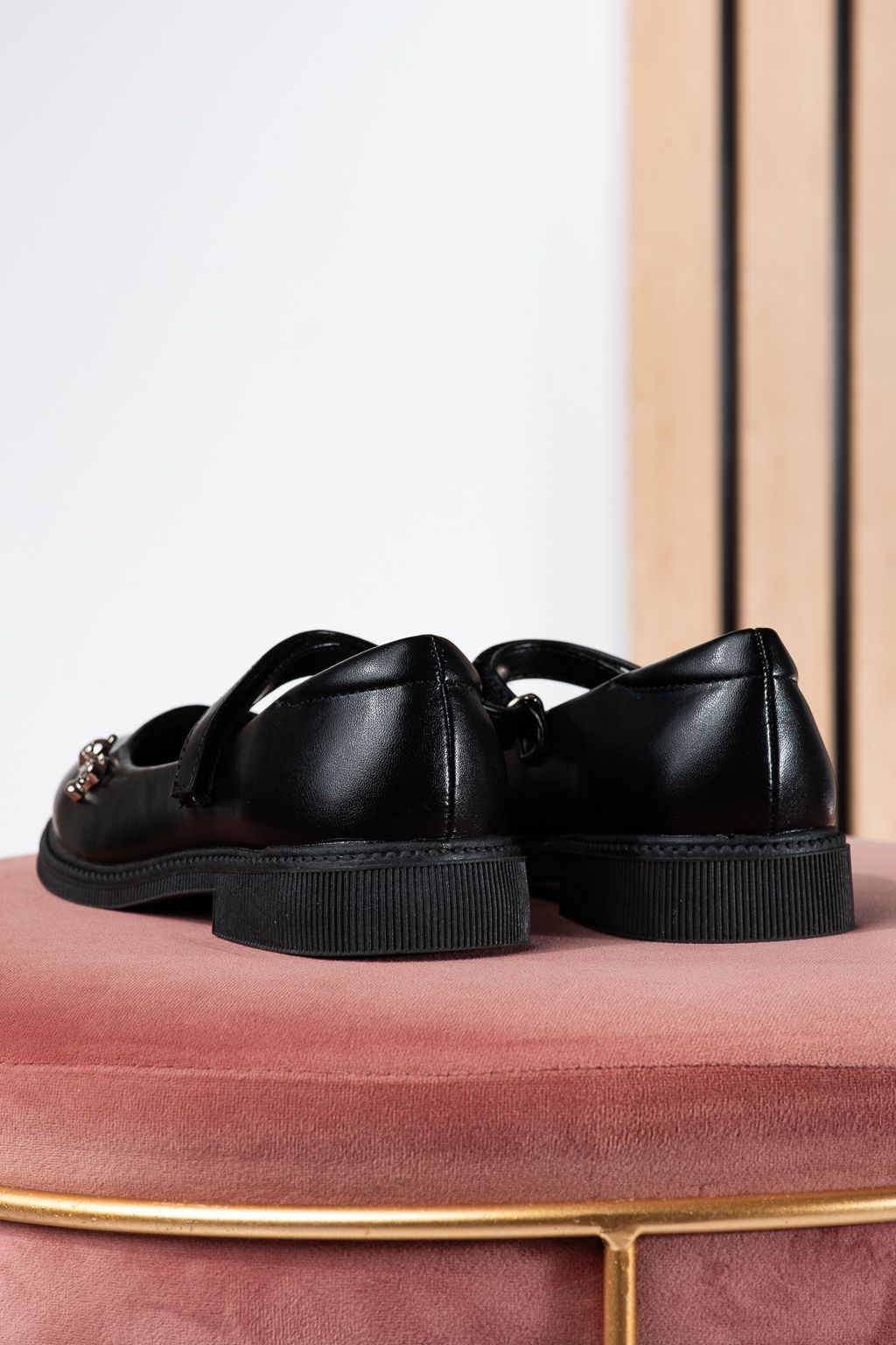 Обувки за момичета черни от еко кожа Maria #24632