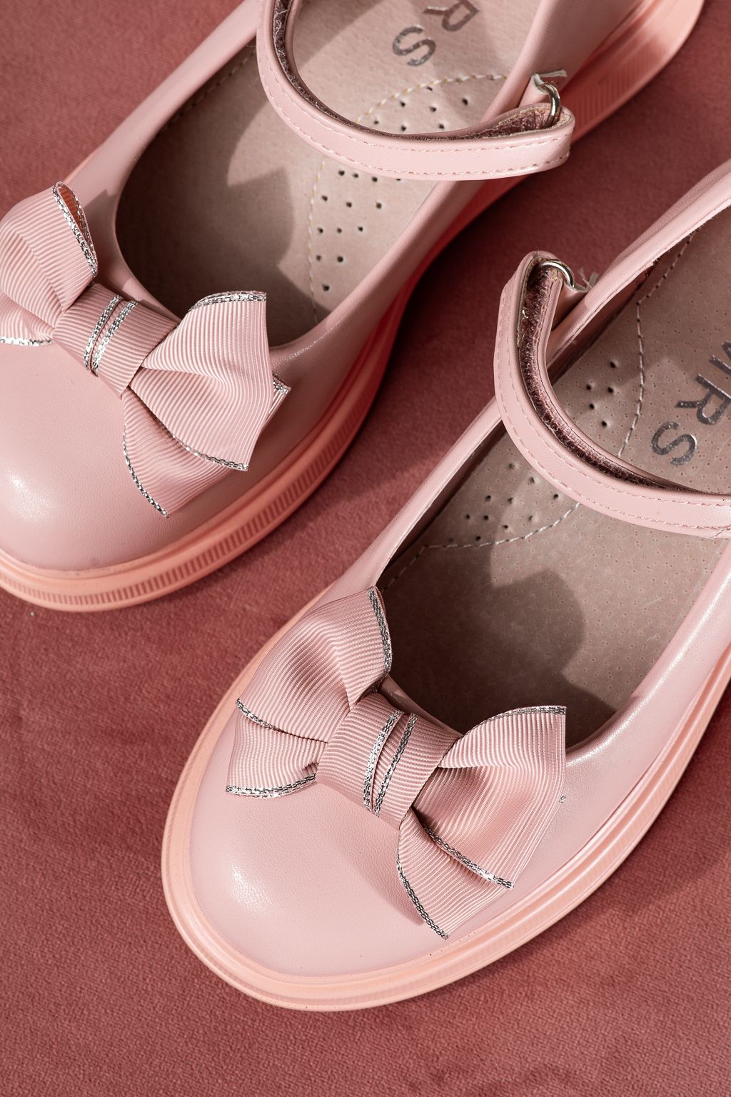 Обувки за момичета розови от еко кожа Alis2 #24651