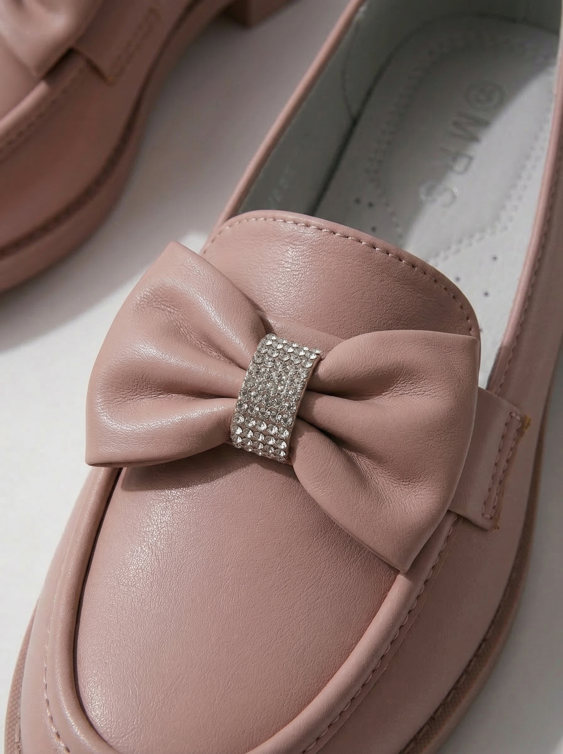 Розови обувки за момиче от екокожа Alda2 #24621