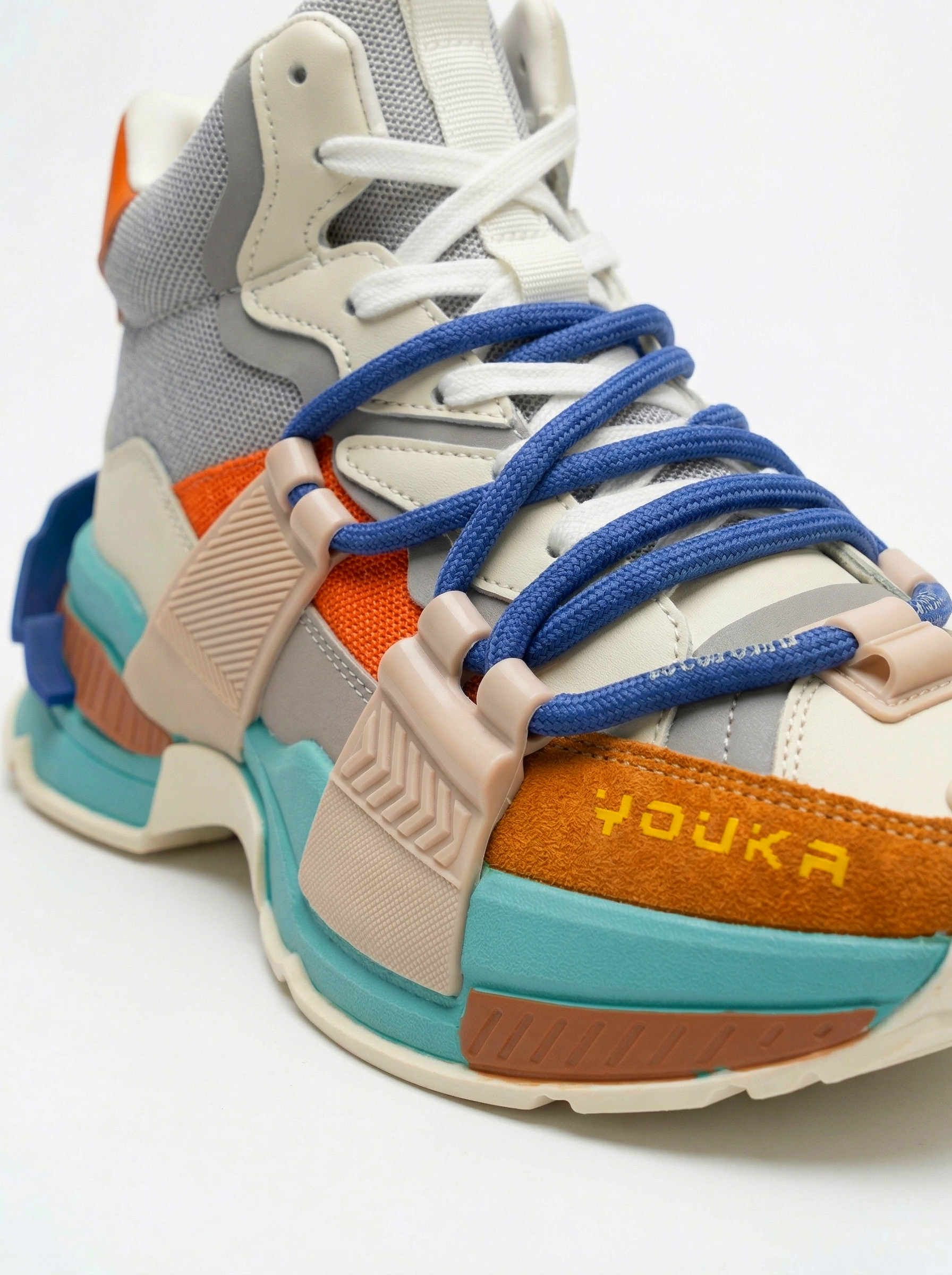 Дамски маратонки оранжеви от еко кожа Nyssa #24682