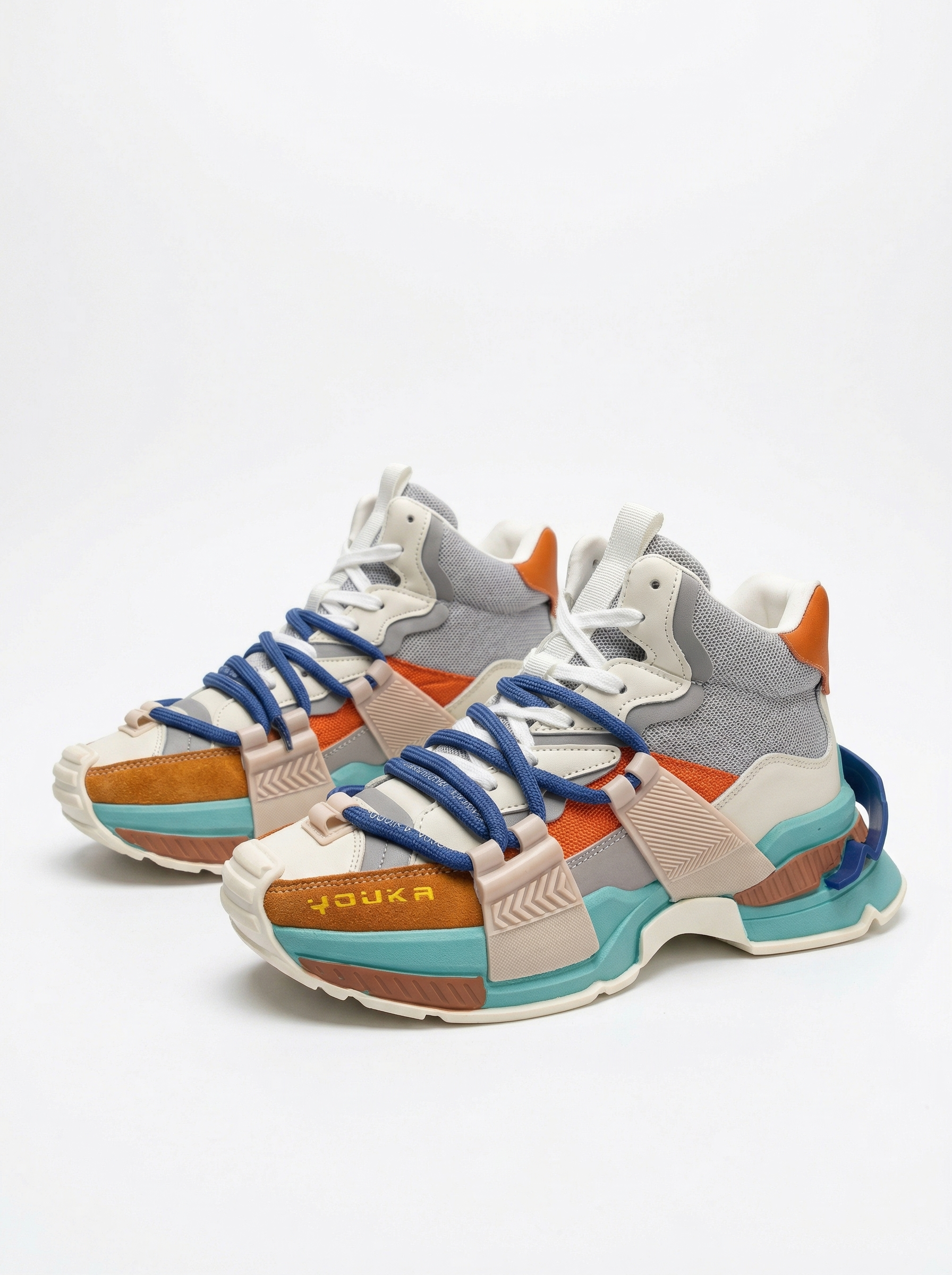 Дамски маратонки оранжеви от еко кожа Nyssa #24682