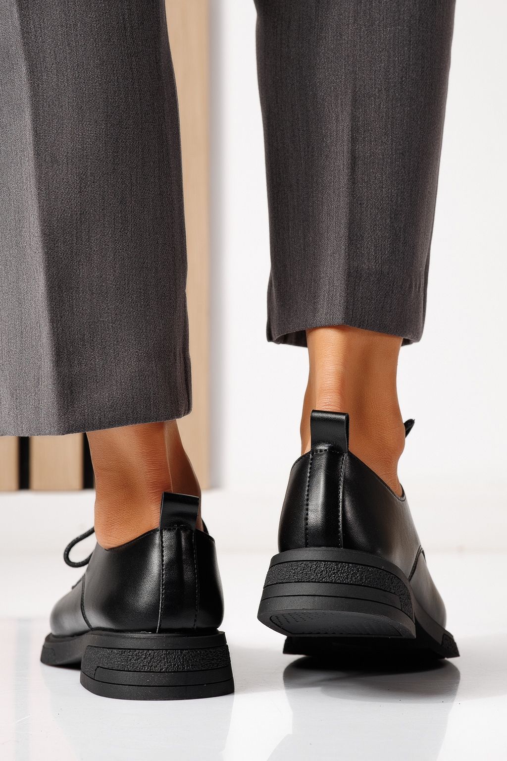 Всекидневни дамски обувки черни от еко кожа Bellamy #24892