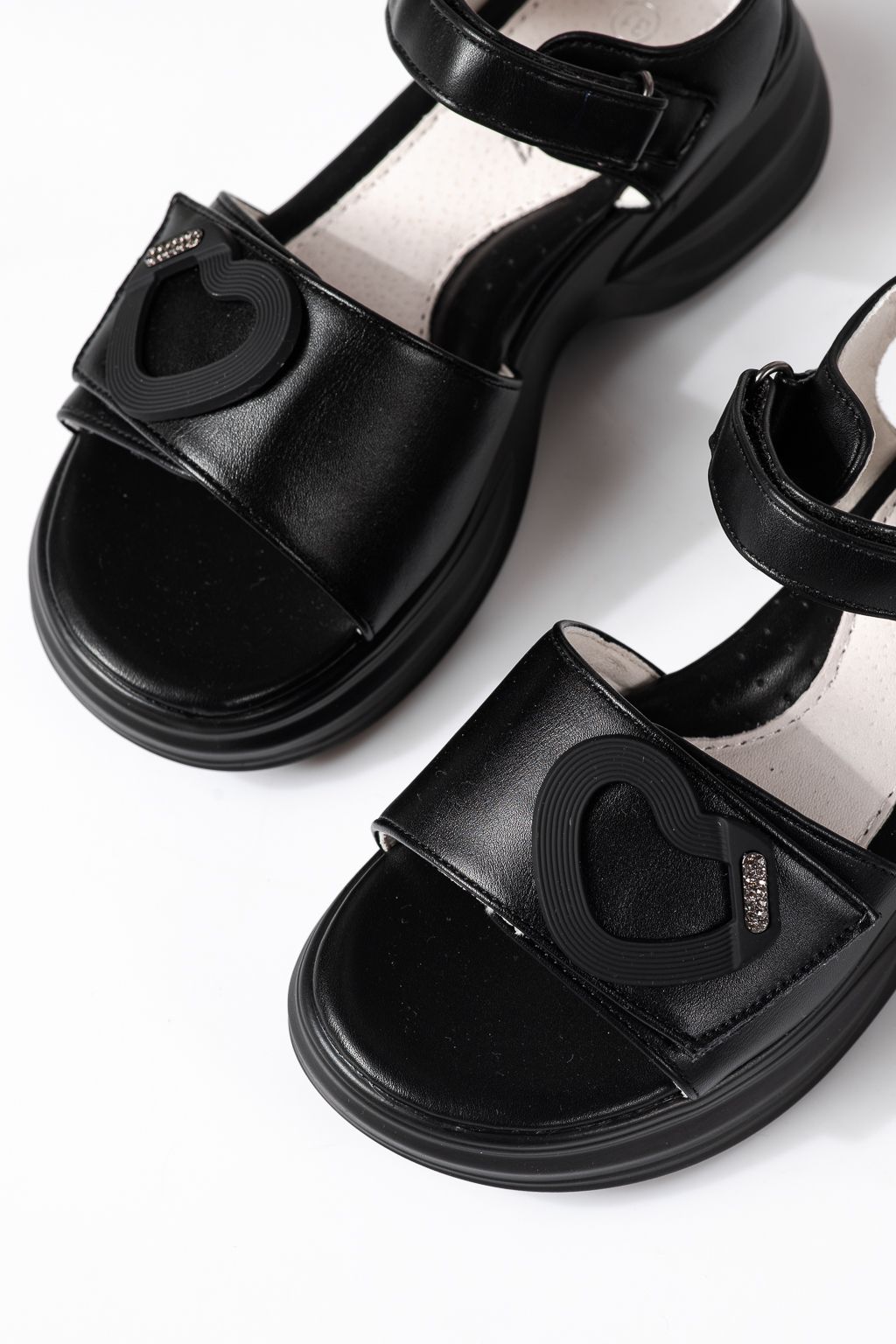 Детски сандали черни от еко кожа Dysis #24911