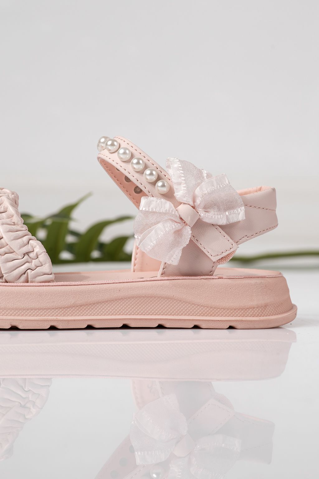 Детски сандали розови от еко кожа Harper #24961