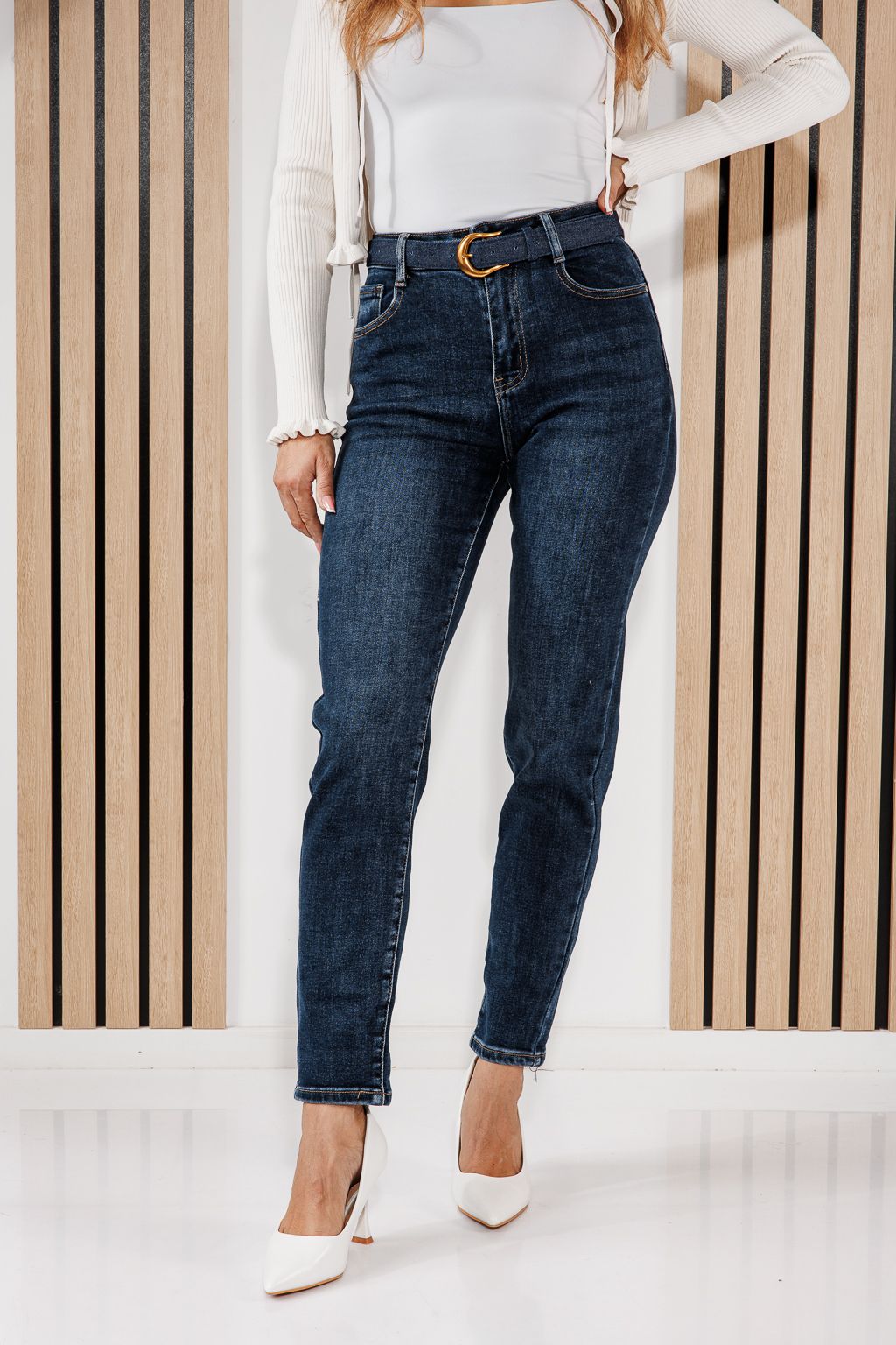Дамски дънки MomFit Rina сини #A1462