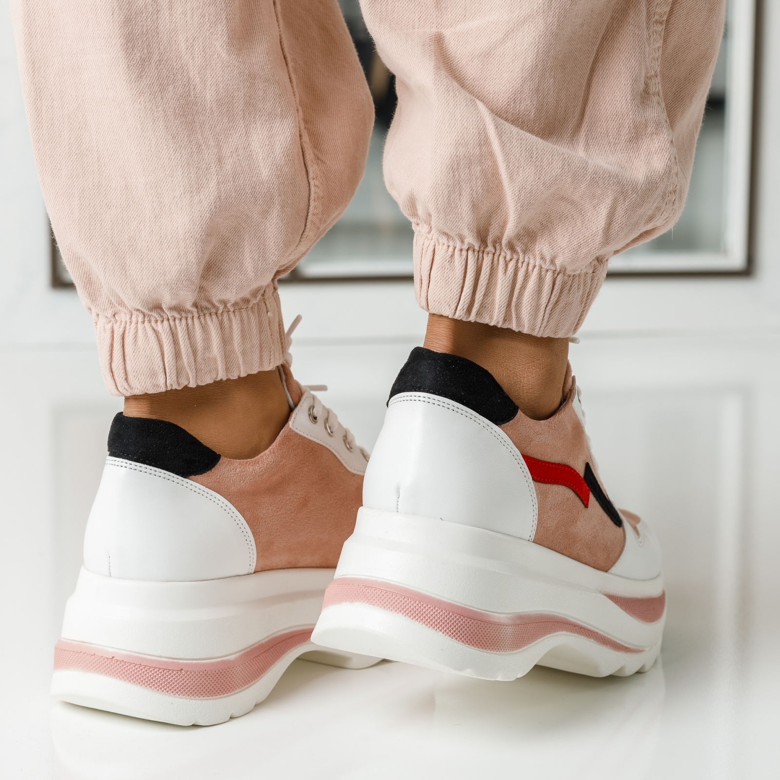 Дамски спортни обувки Inanna розово #2591M