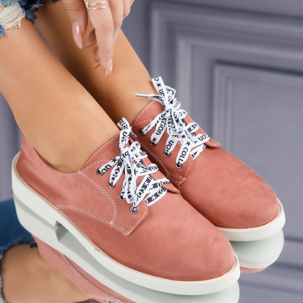 дамски ежедневни обувки Aurora розово #3814M