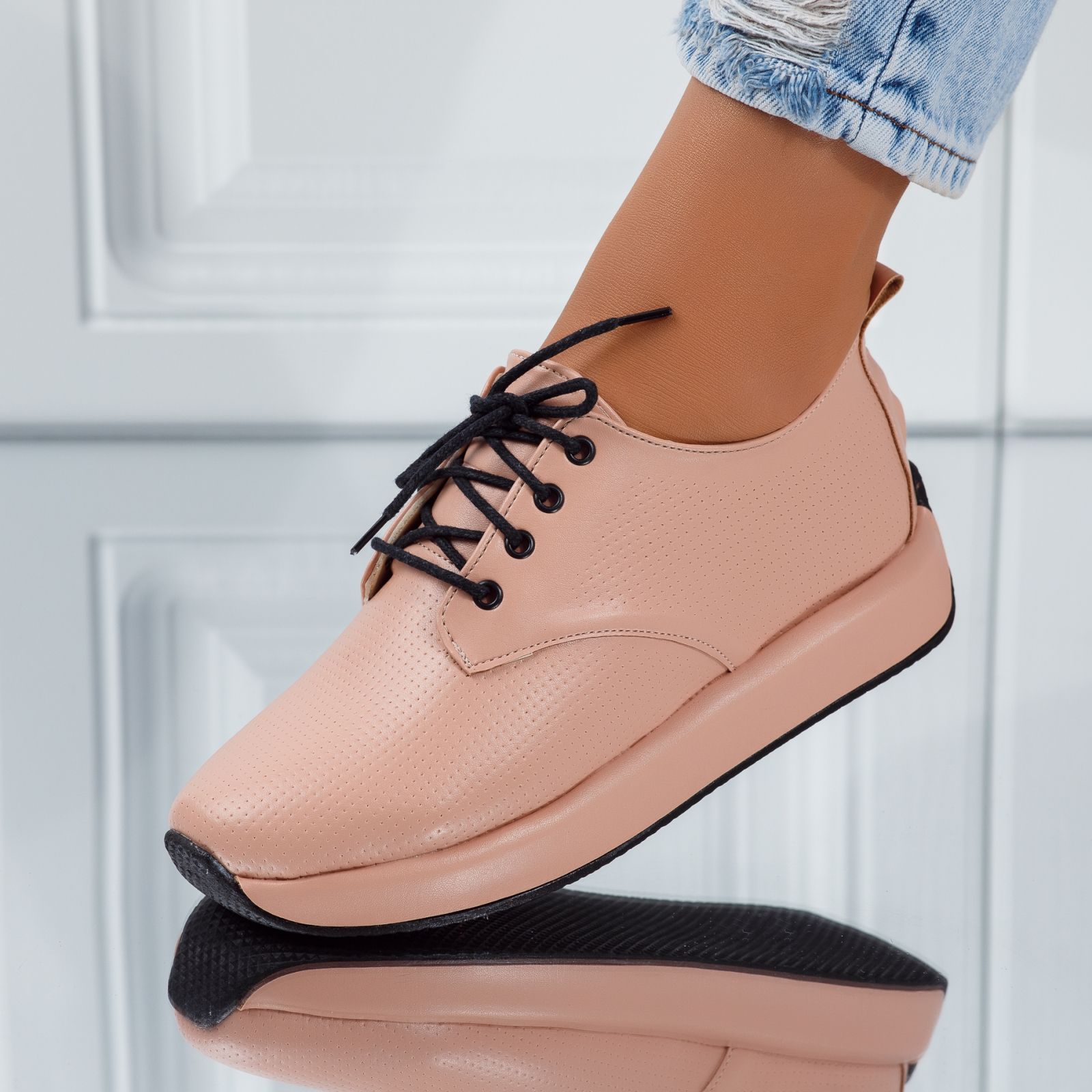 дамски ежедневни обувки Chloe розово #5085M