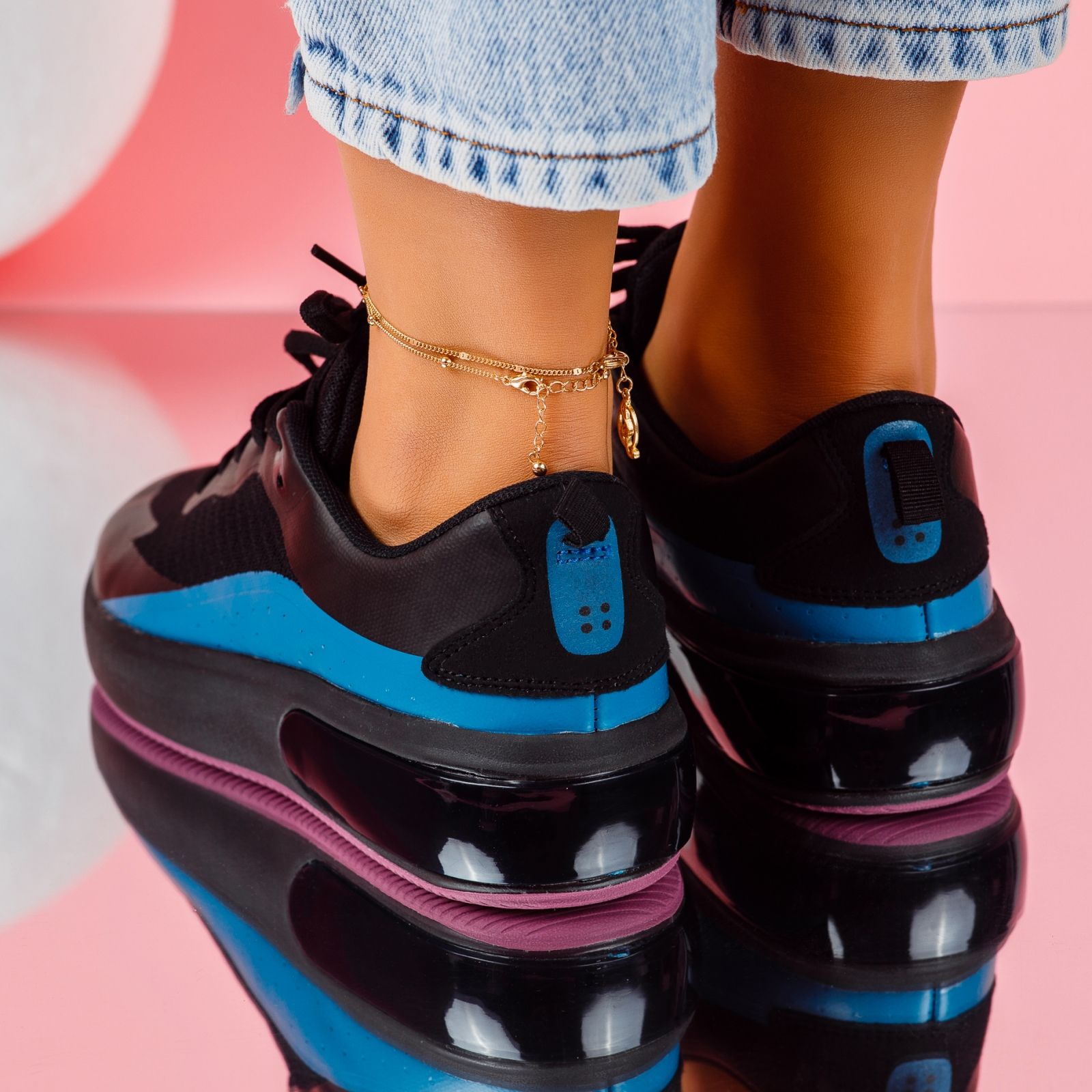 Дамски спортни обувки Elise2 черен #5195M