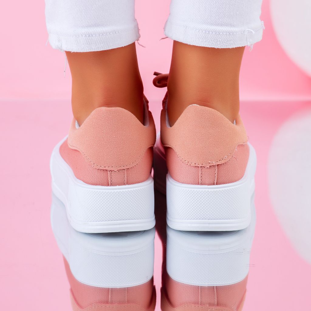 Дамски спортни обувки Sandra розово #6482M