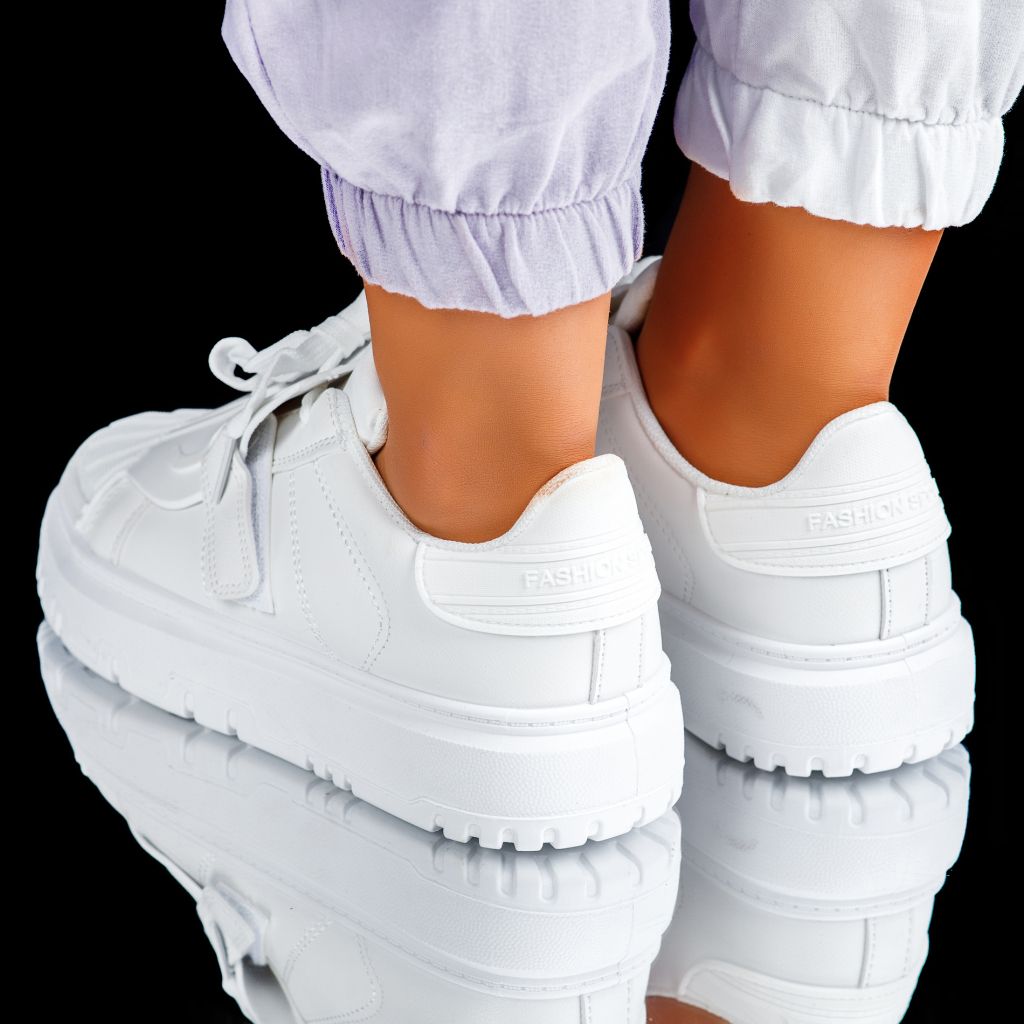 Дамски спортни обувки Aurora Бял2 #6773M