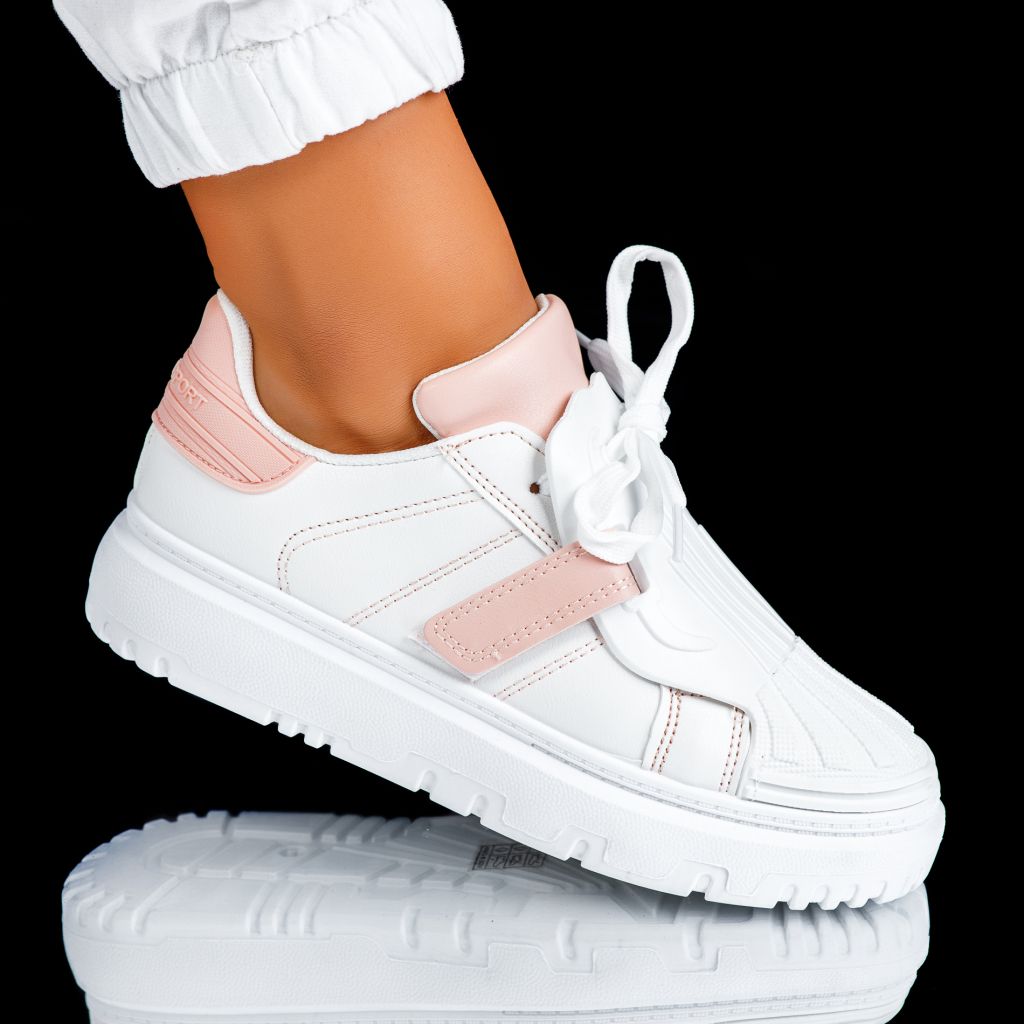 Дамски спортни обувки Aurora Бял #6771M