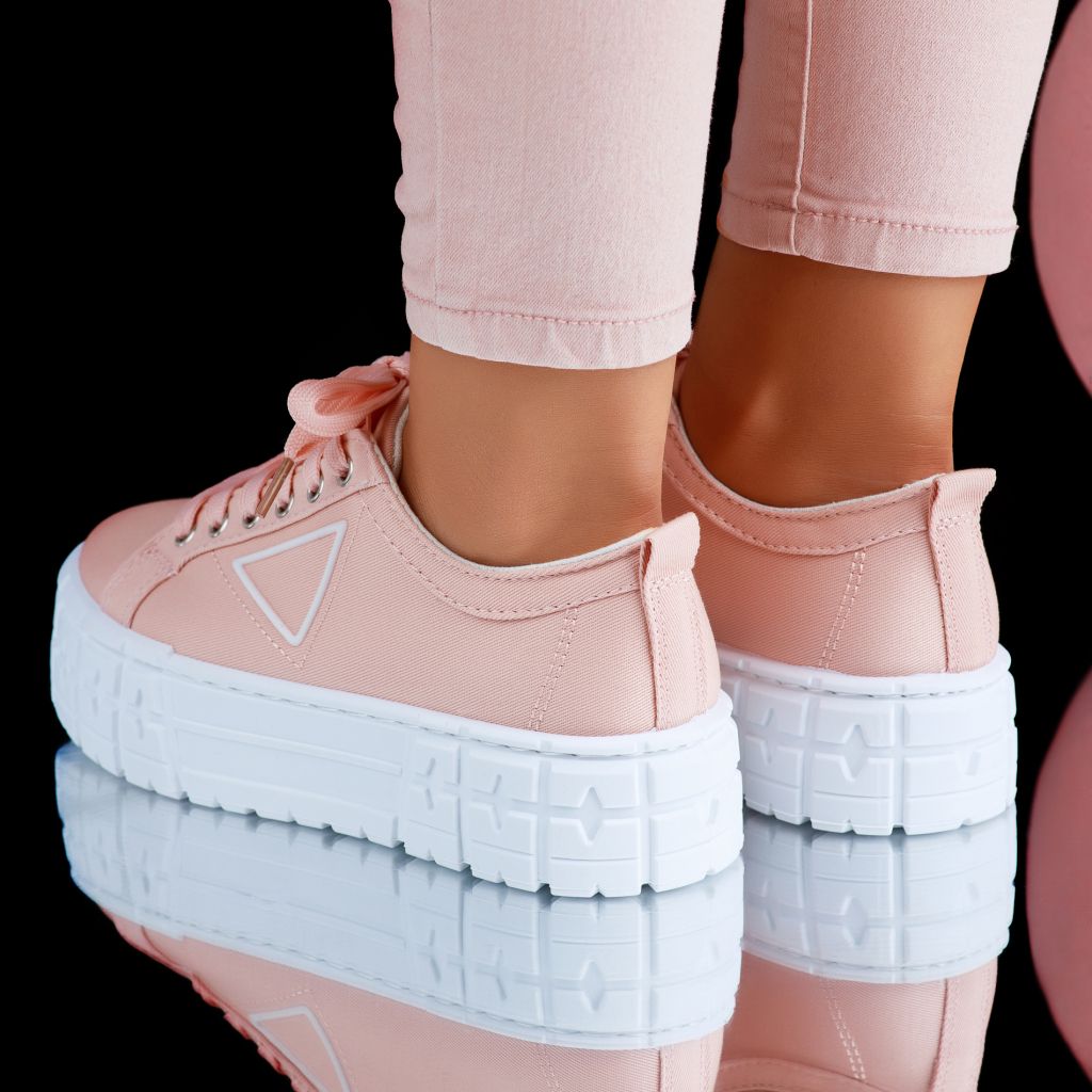 Дамски спортни обувки Melanie розово #6843M