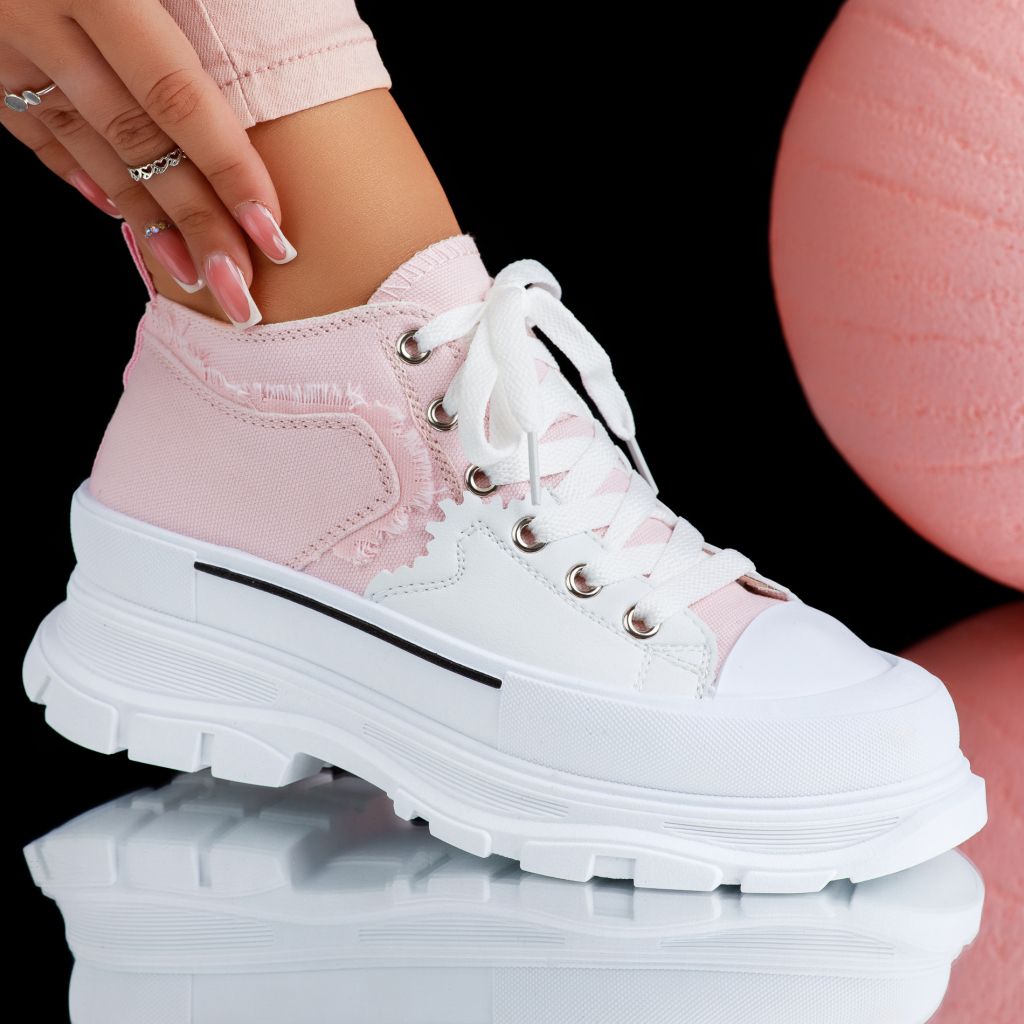 Дамски спортни обувки Daria розово #6831M