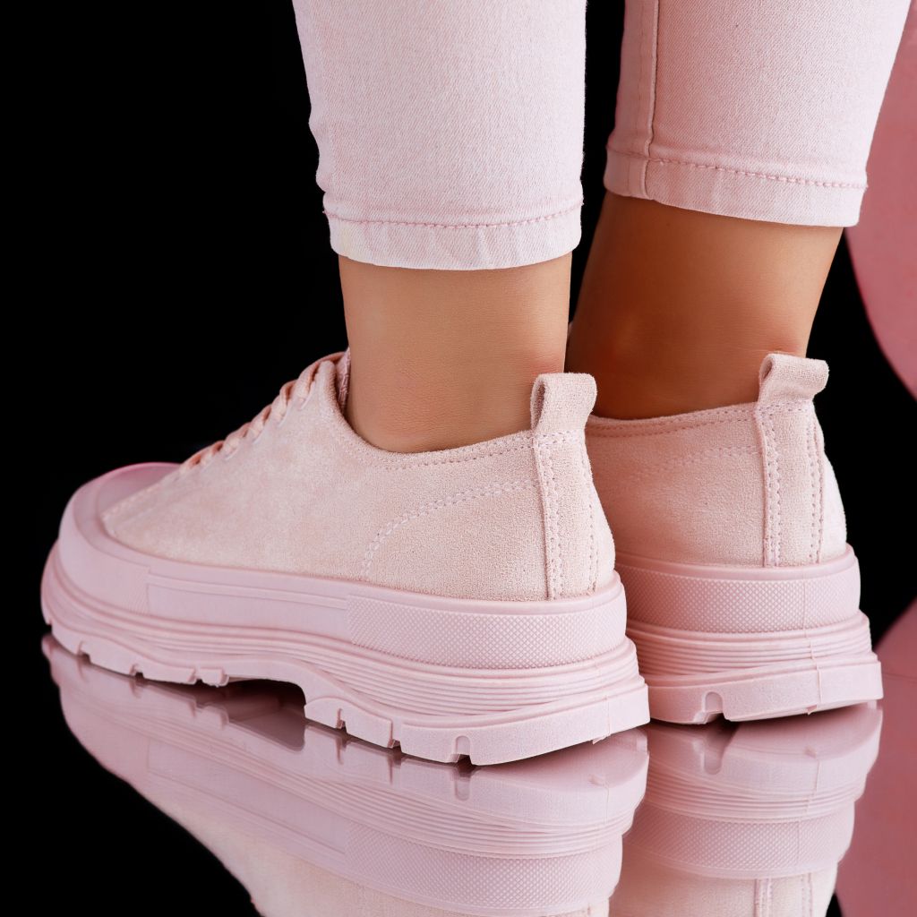 Дамски спортни обувки Lucia розово #6838M