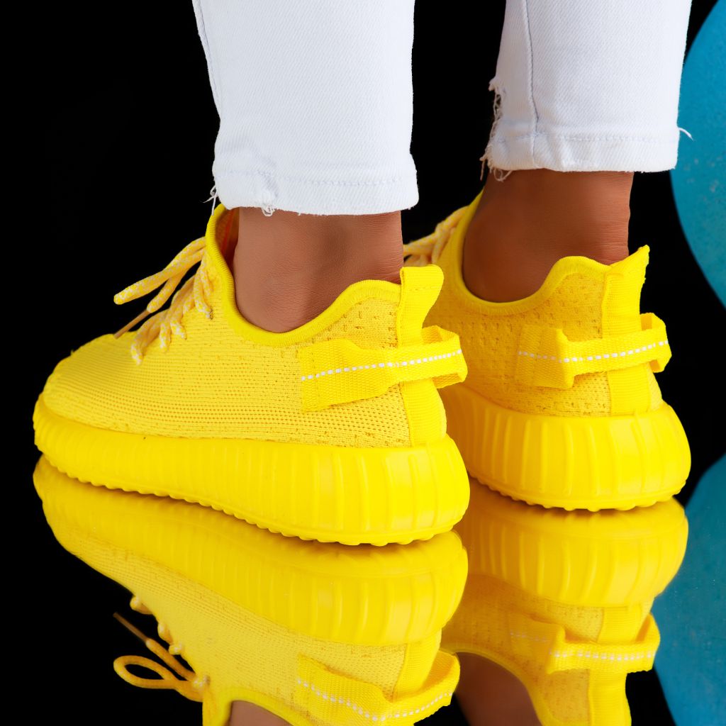 Дамски спортни обувки Rania Жълто #6949M