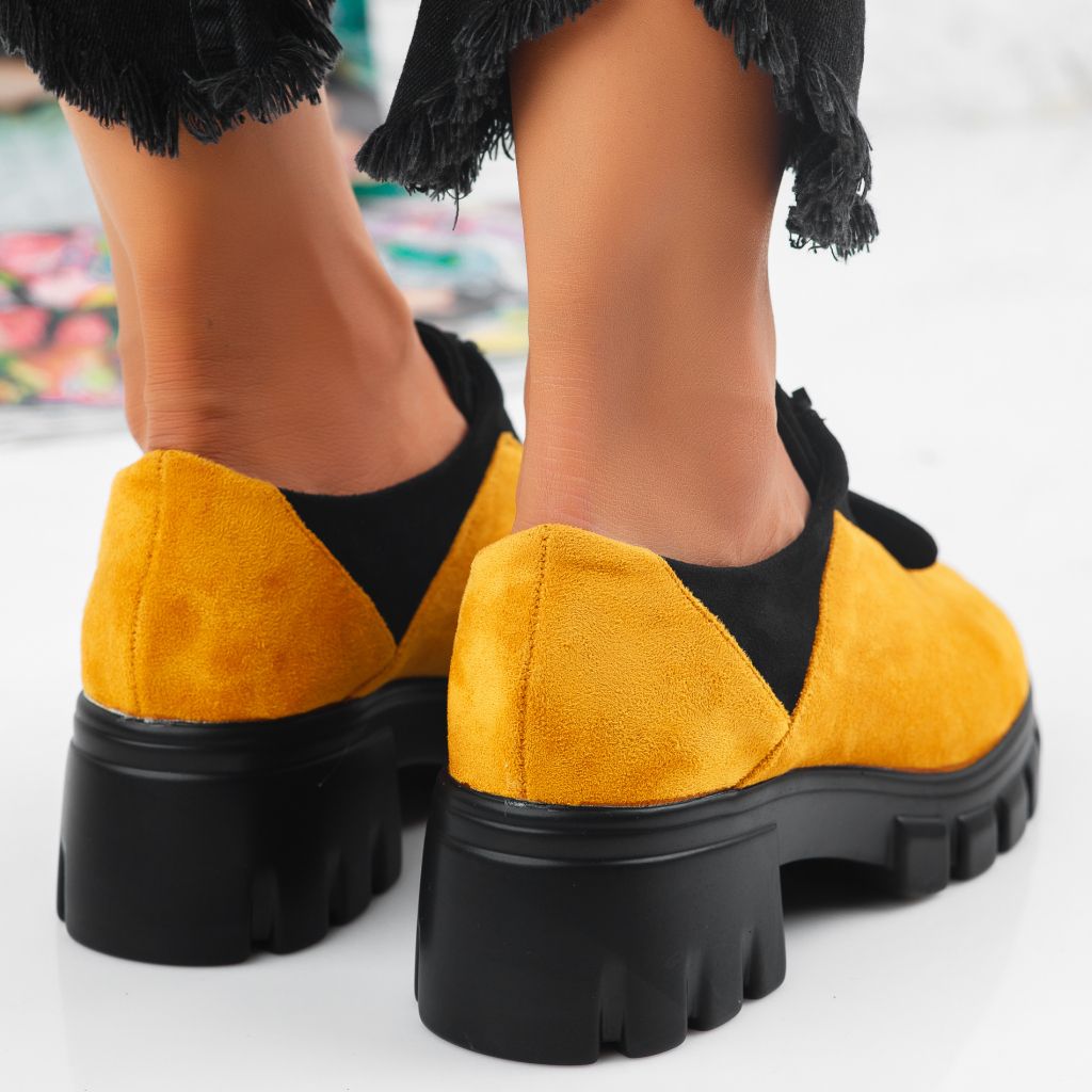 Дамски ежедневни обувки Layla Жълто #7093M