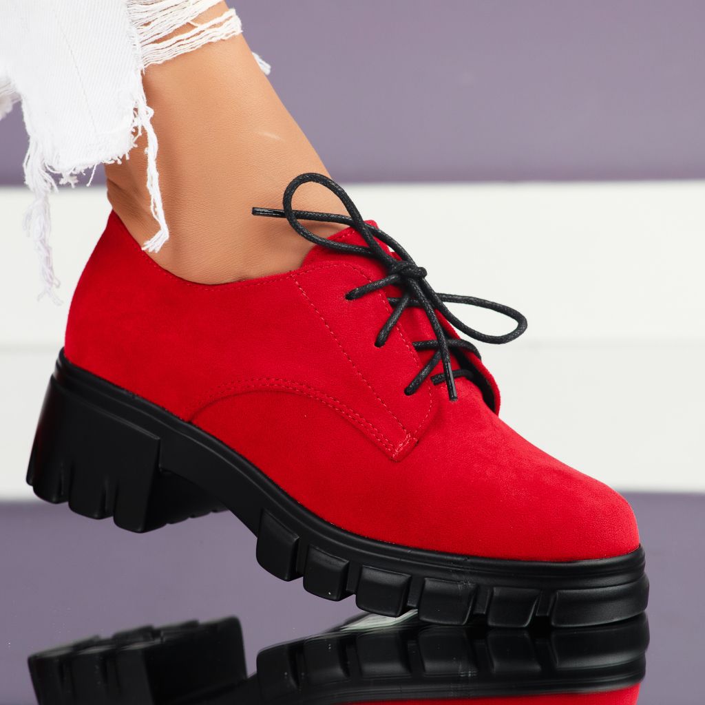 Дамски ежедневни обувки Afra червен #7085M
