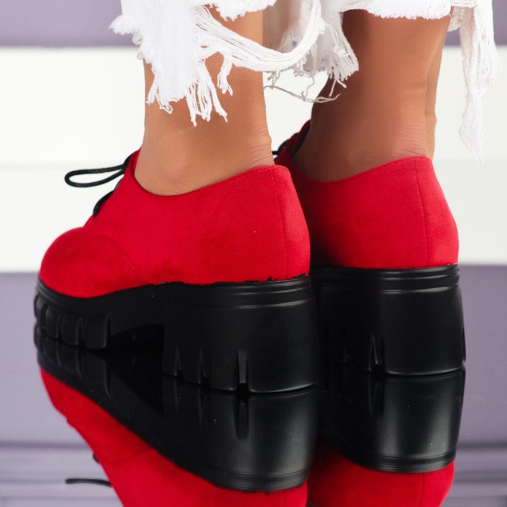 Дамски ежедневни обувки Afra червен #7085M