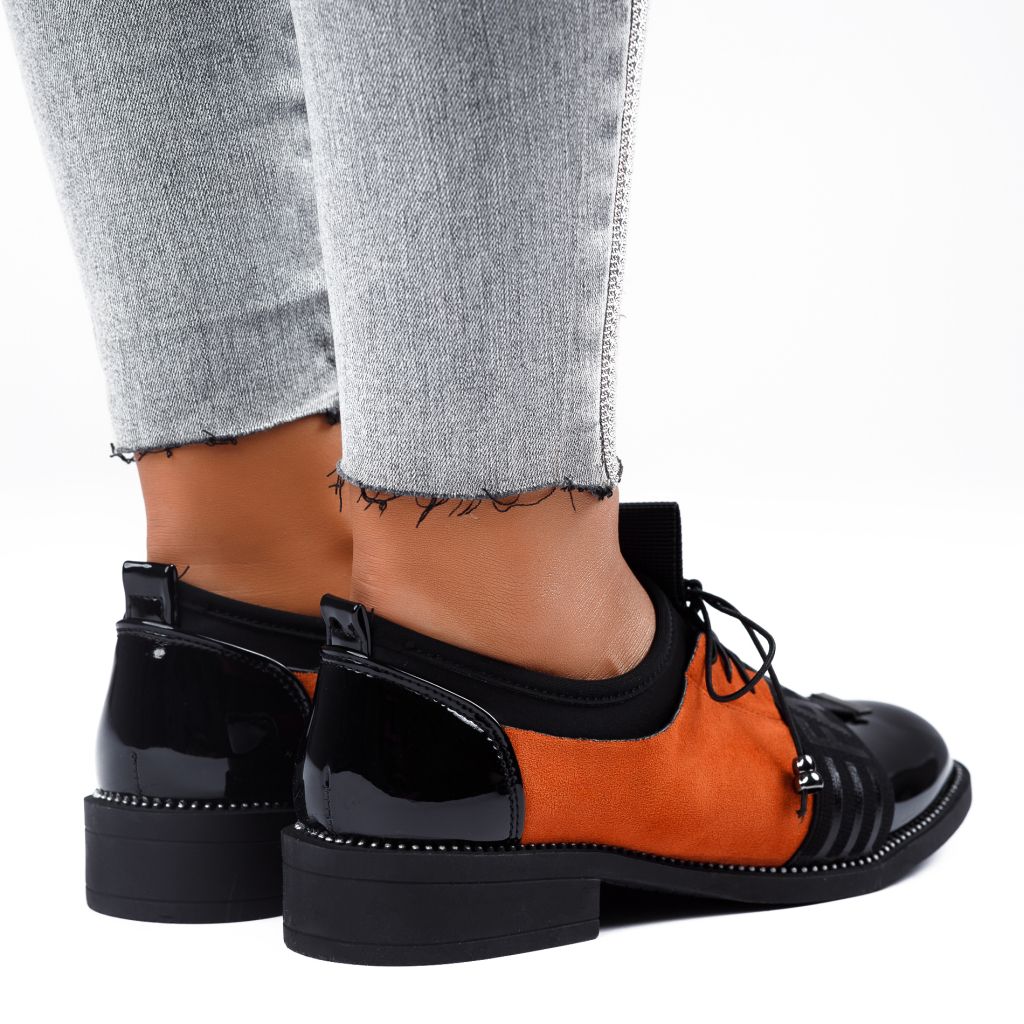 дамски ежедневни обувки Emily Оранжево #7230M