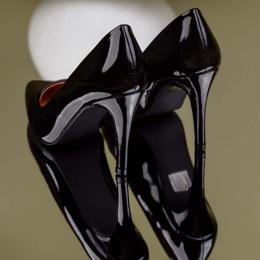 дамски обувки с токчета Adana  черен #7119M