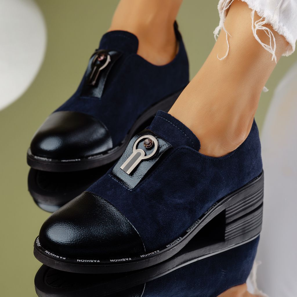 Дамски ежедневни обувки Naroa тъмносин #7043M
