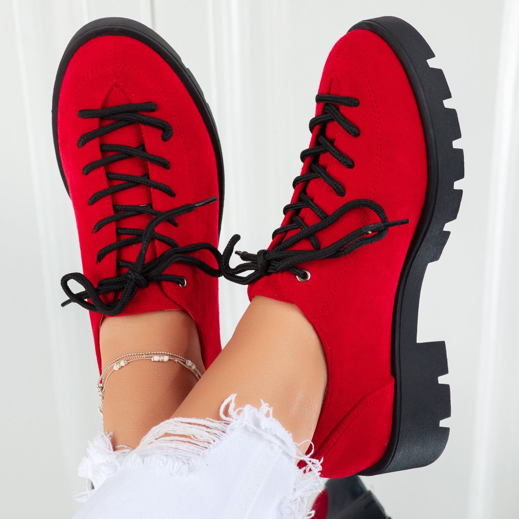 дамски ежедневни обувки Selma червен #7330M