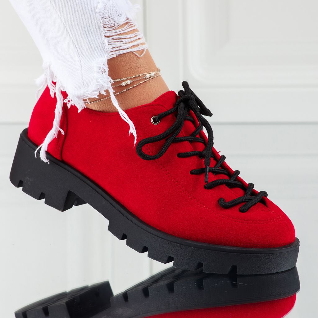 дамски ежедневни обувки Selma червен #7330M