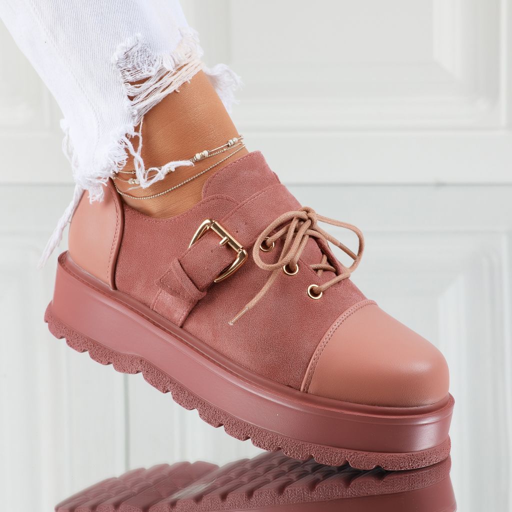 дамски ежедневни обувки Christie розово #7381M