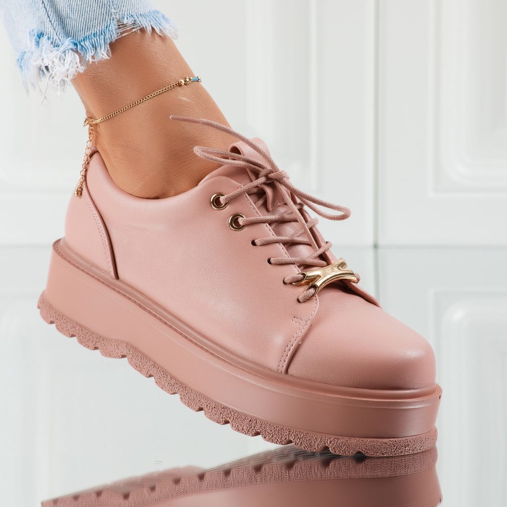 дамски ежедневни обувки Brinda розово #7385M