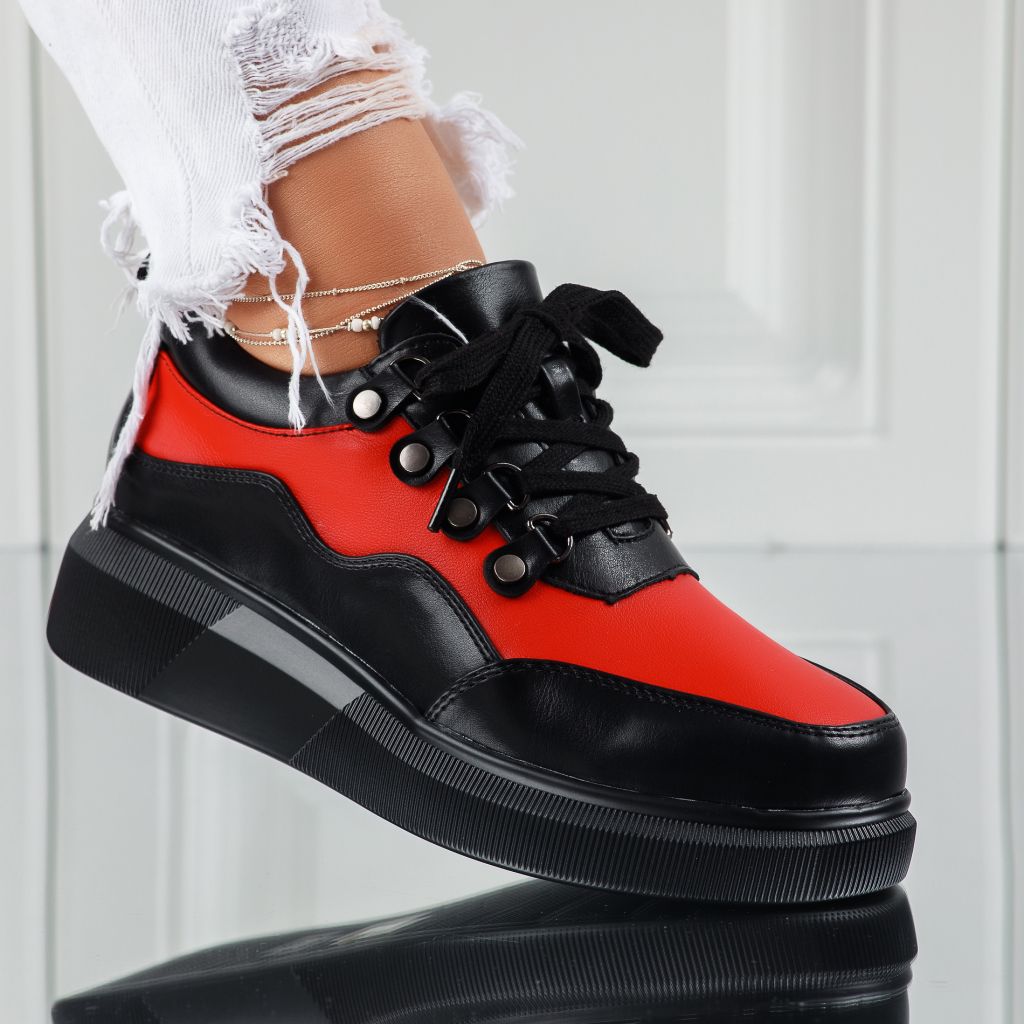 дамски ежедневни обувки Lydia червен #7432M