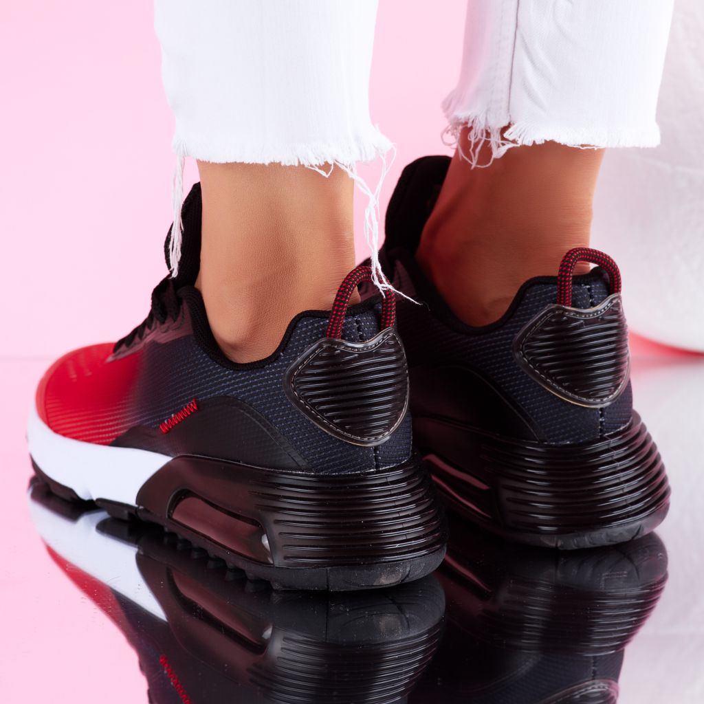 Дамски спортни обувки Zina червен #9192