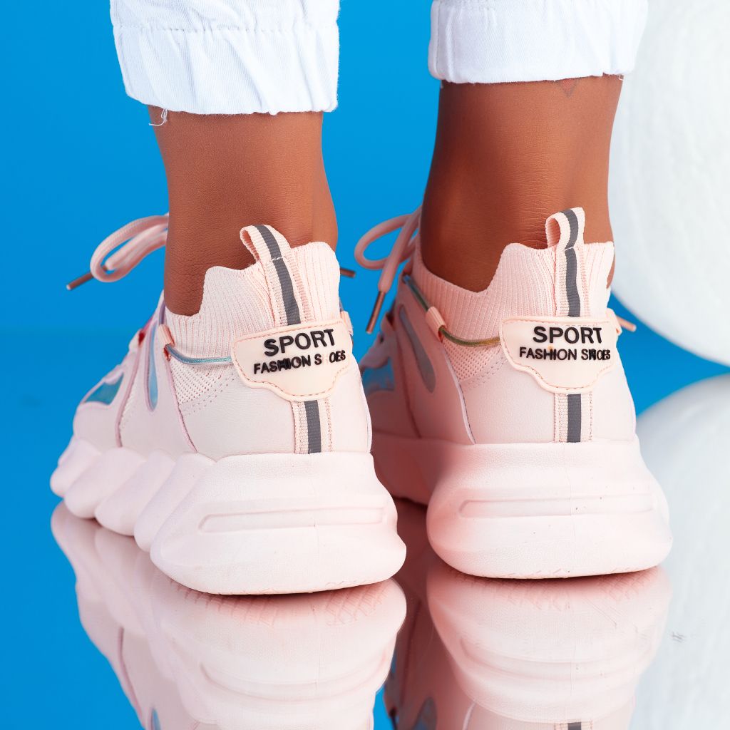 Дамски спортни обувки Kylie розово #9049