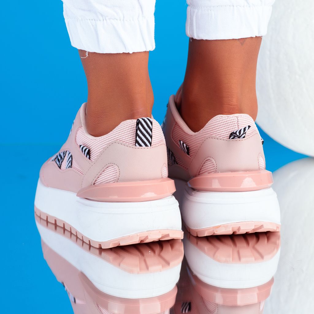 Дамски спортни обувки Alessia розово #9007