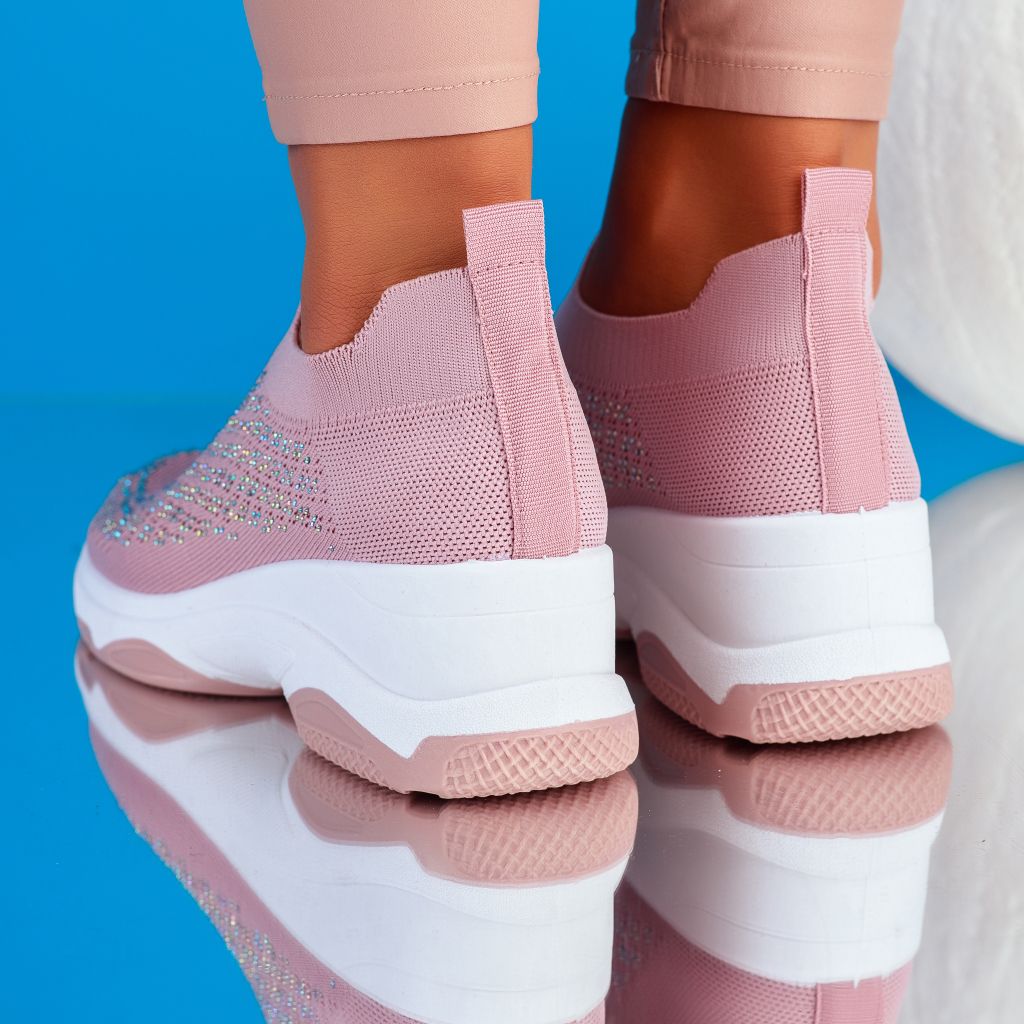 Дамски спортни обувки Roxen розово #8964
