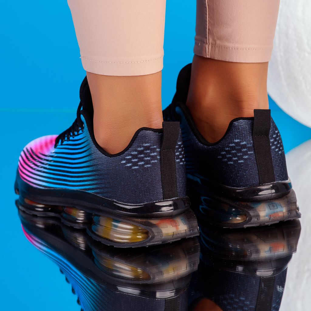 Дамски спортни обувки Sia бяло/розово #9013