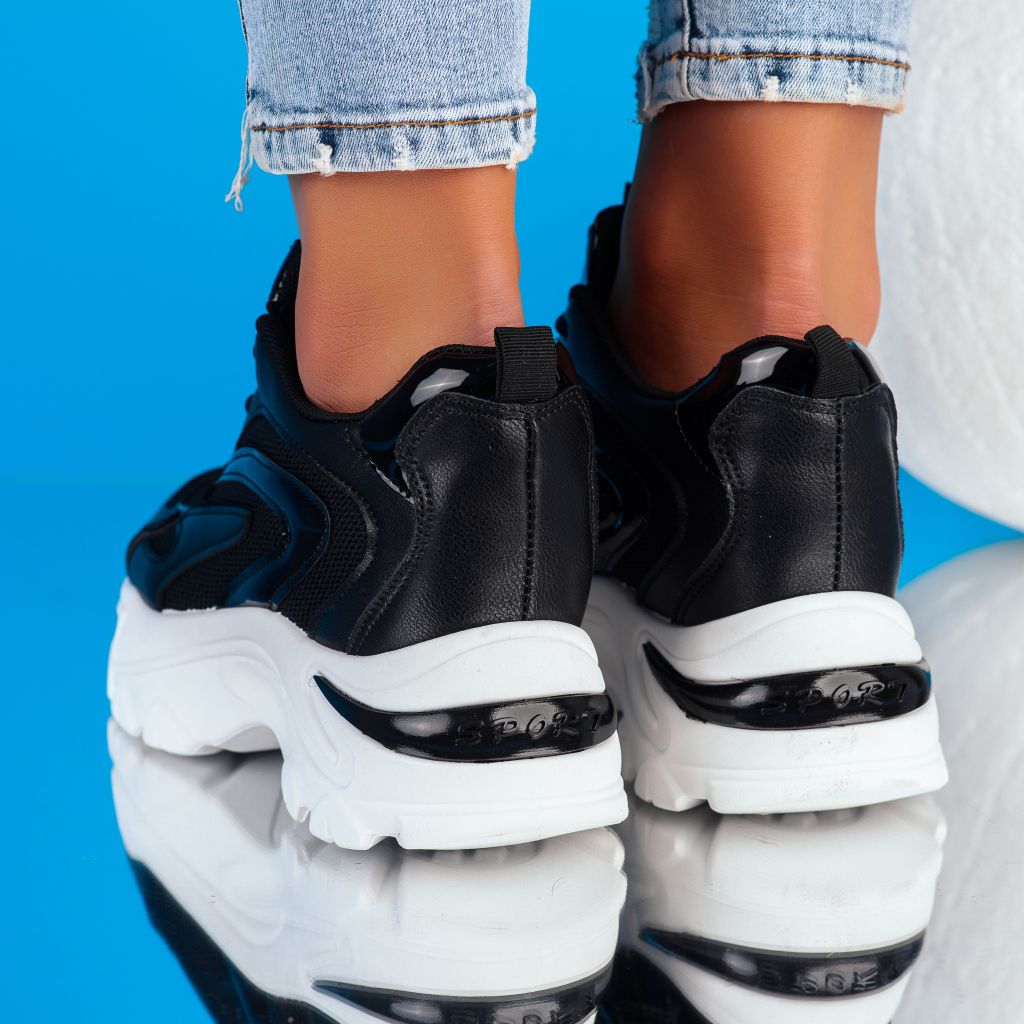 Дамски спортни обувки Jay бяло/Черен #9031