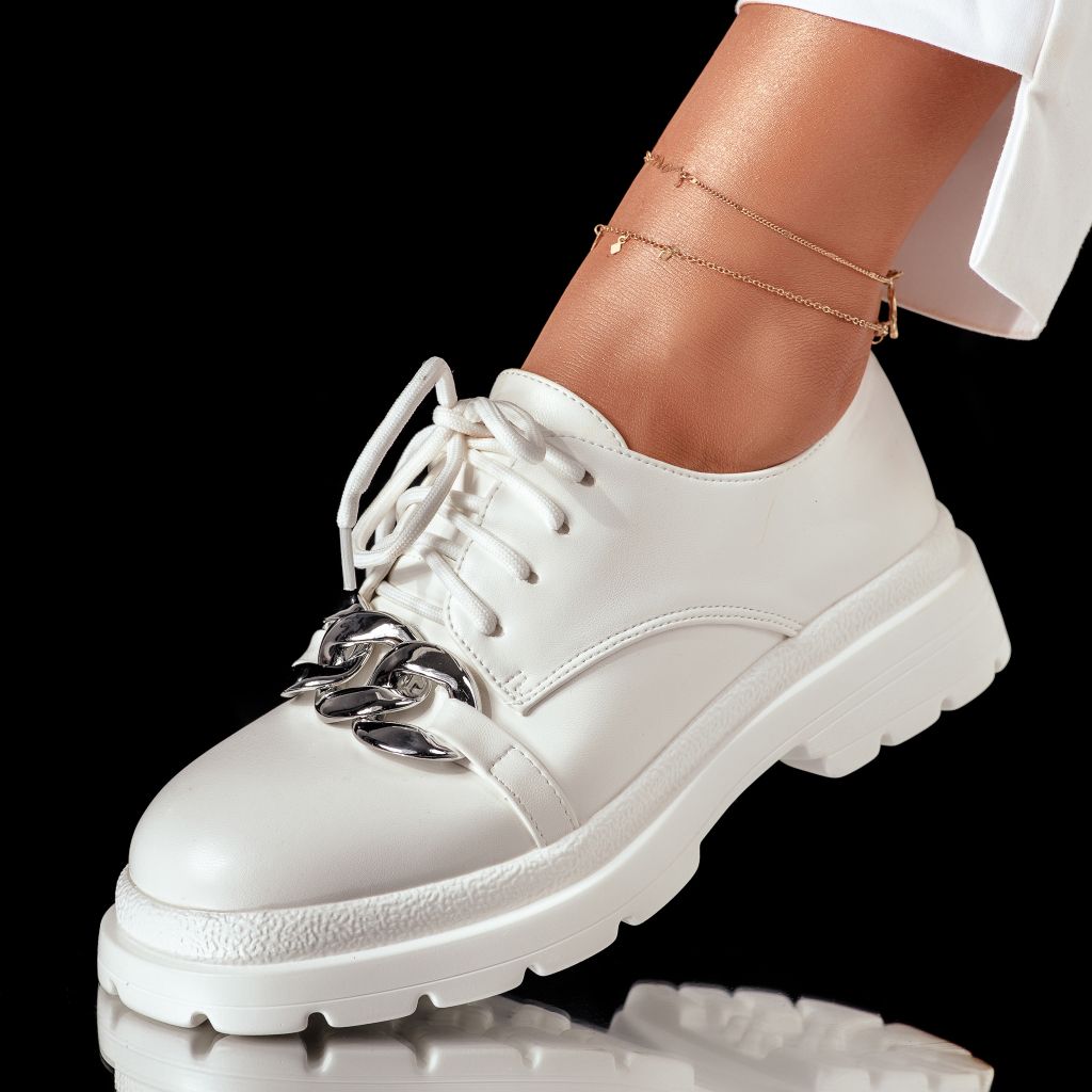 Ежедневни дамски обувки Heidi бяло #9115