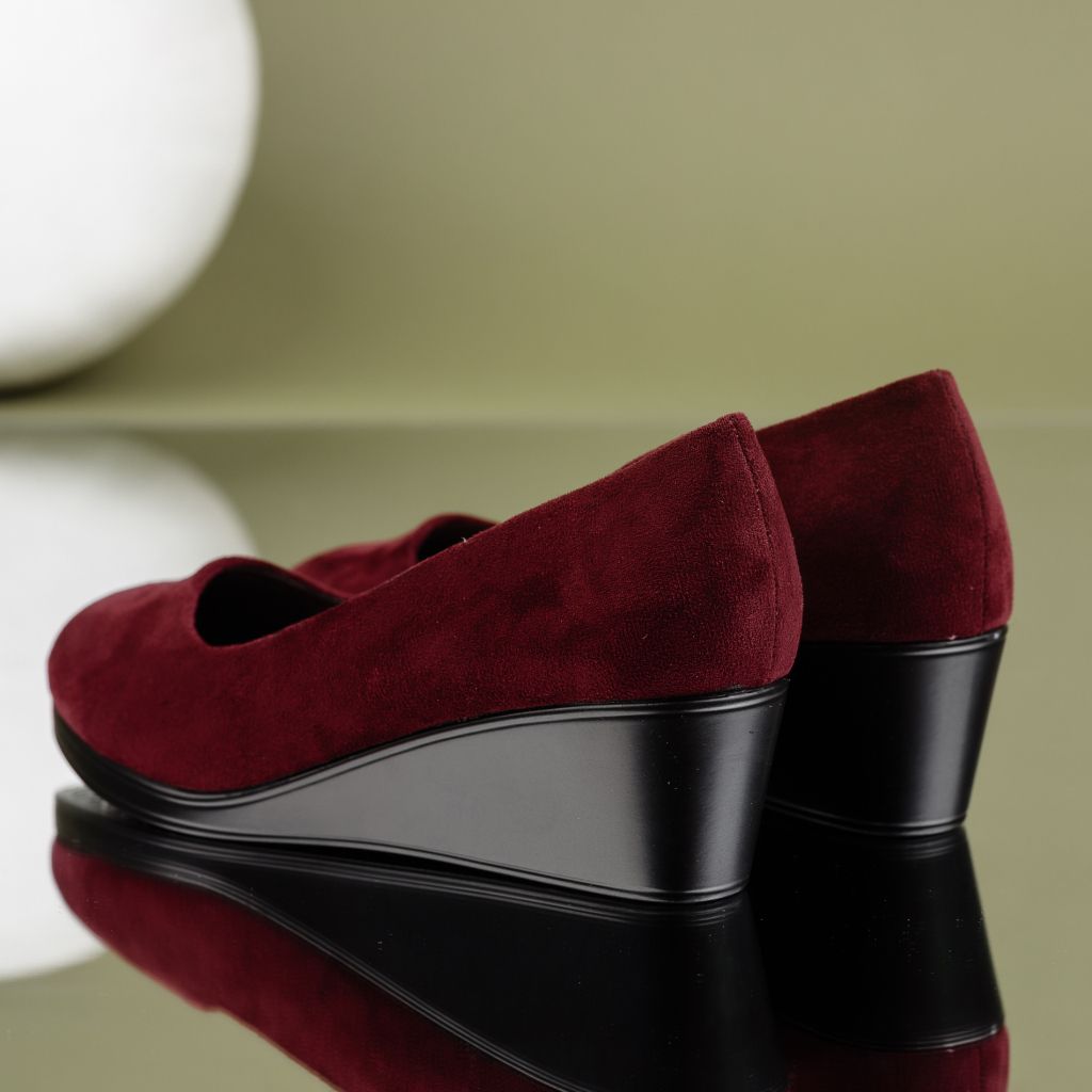 Дамски ежедневни обувки Jimena бордо #9331