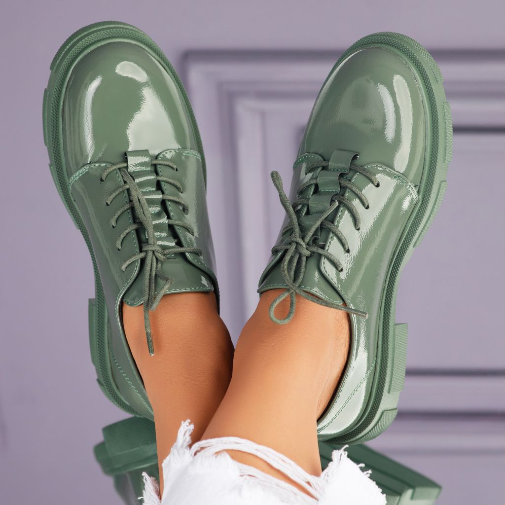 Alkalmi cipő Zöld  Samay #9356