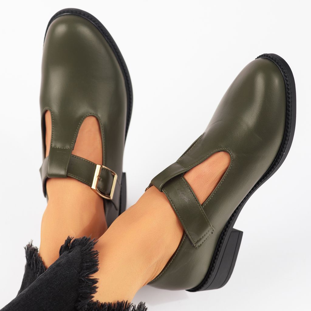 Ежедневни дамски обувки Karo зелено #9309