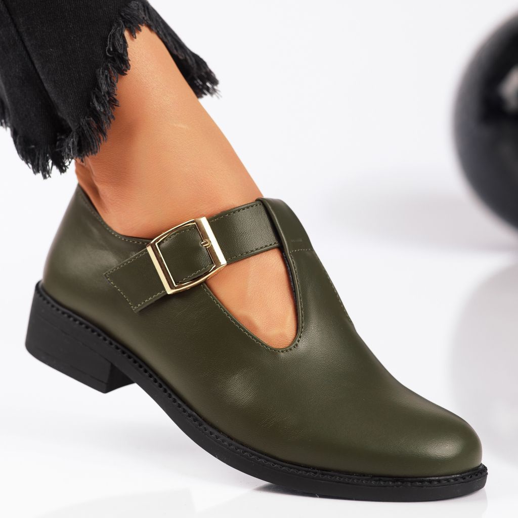 Ежедневни дамски обувки Karo зелено #9309