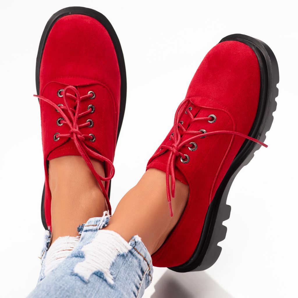 Ежедневни дамски обувки Arianna червен #9271