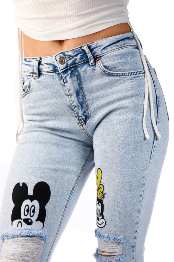 Дамски дънки Mickey #A99