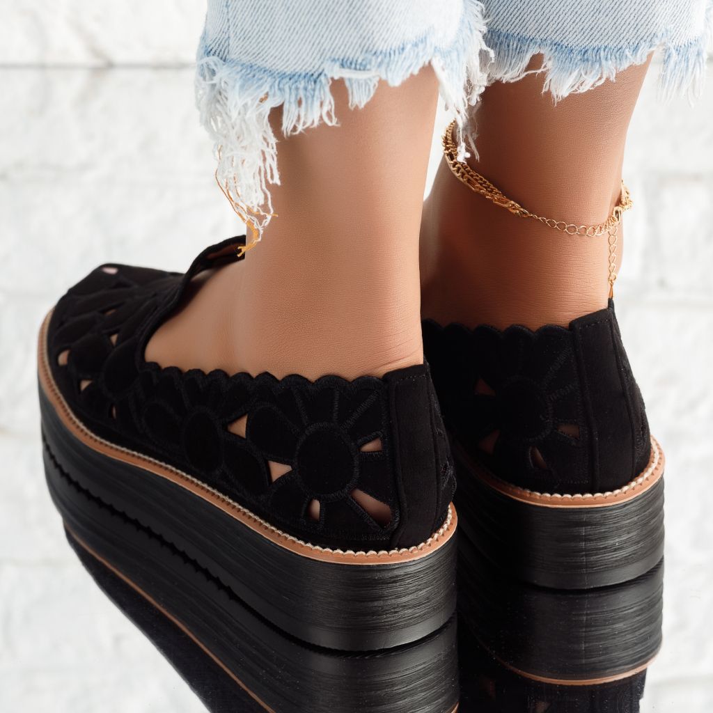 Alkalmi cipő fekete Gemma #9827
