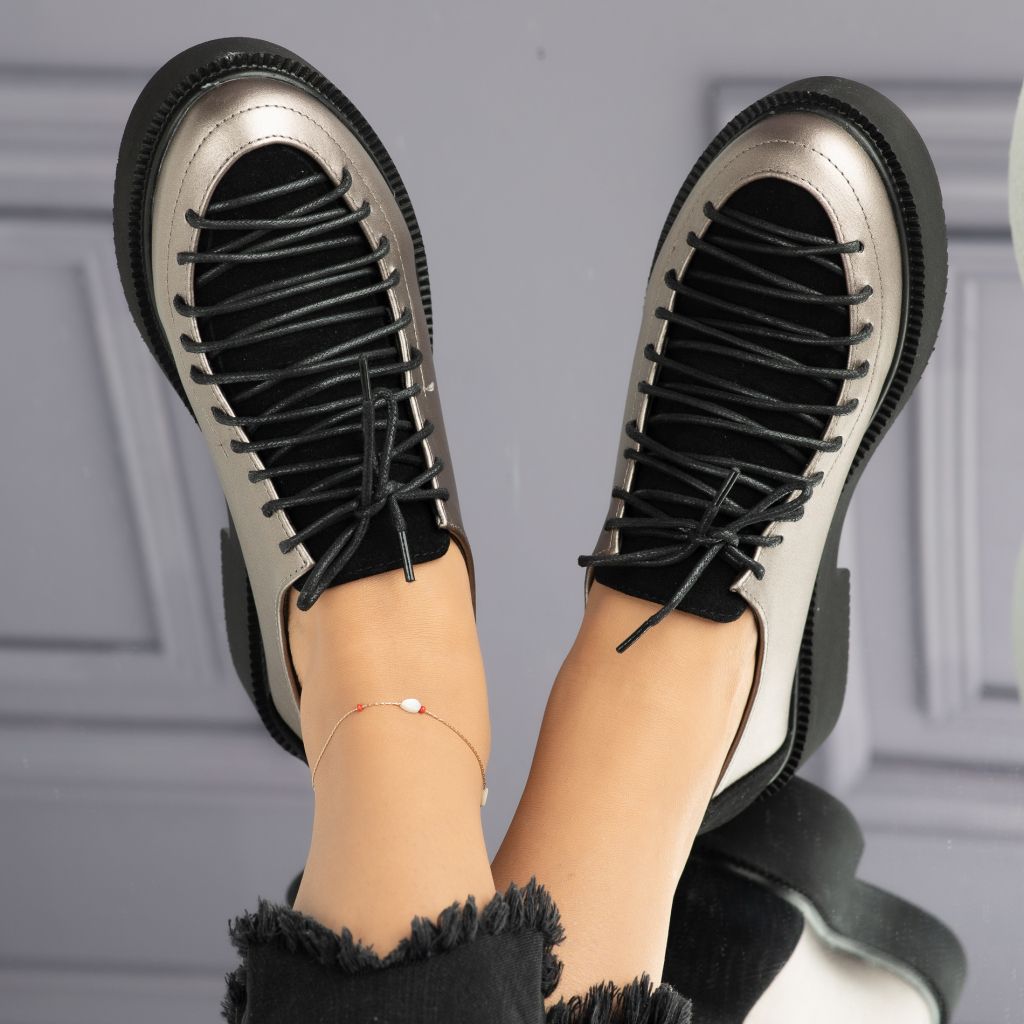 дамски ежедневни обувки Andreea Сив #7137M