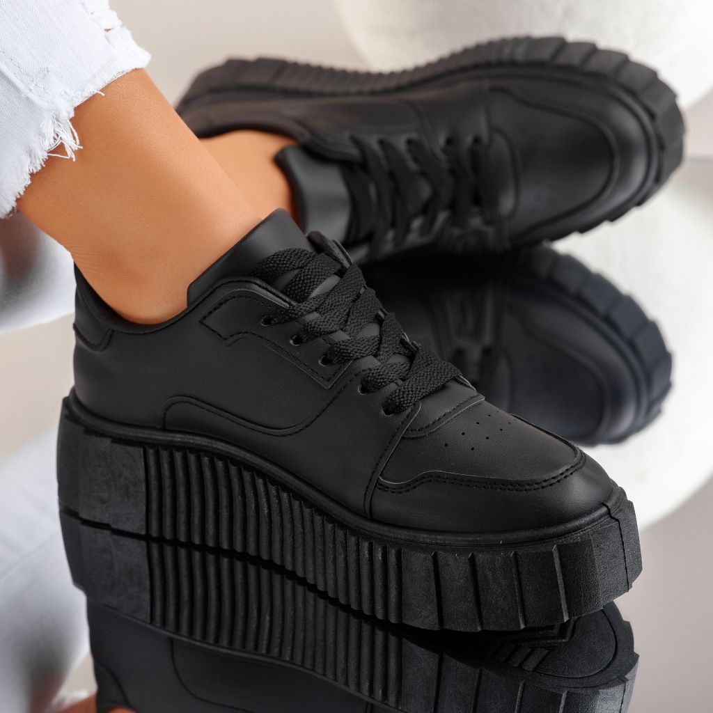 Дамски спортни обувки Ibiza Черен #9797