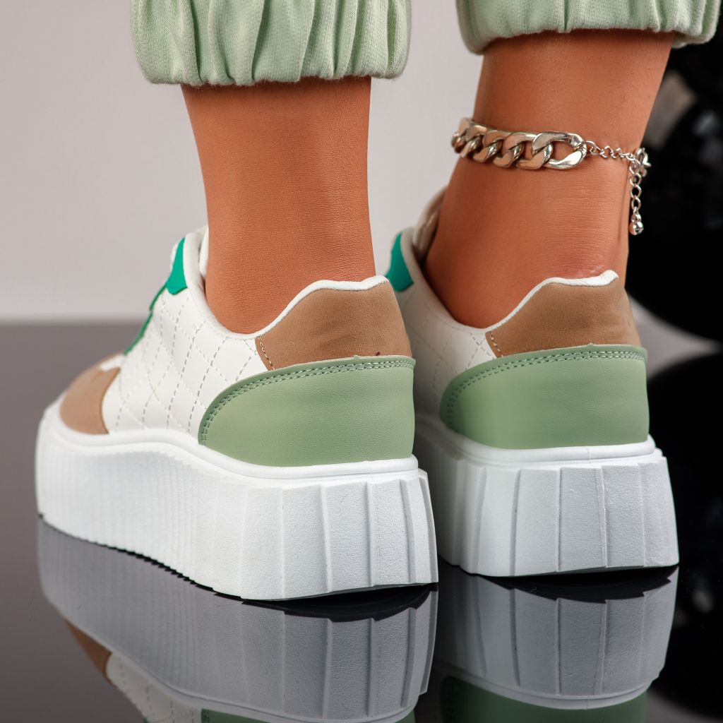 Дамски спортни обувки Rio зелено #9773